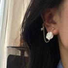 Non-matching Rose Earring 1 Pair - Non-matching Rose Earring - One Size
