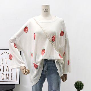 Loose-fit Fruit-print Light Top