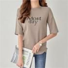Most Day Printed Fleece T-shirt