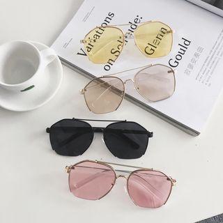 Metal Geometric Sunglasses