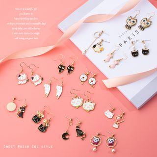 Alloy Cat Earring (various Designs)