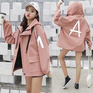 Reflective Trim Hooded Jacket