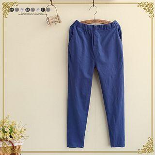 Plain Linen Pants