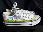 Pigs In Love Canvas Sneakers