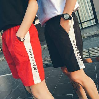 Couple Matching Letter Shorts