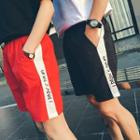 Couple Matching Letter Shorts