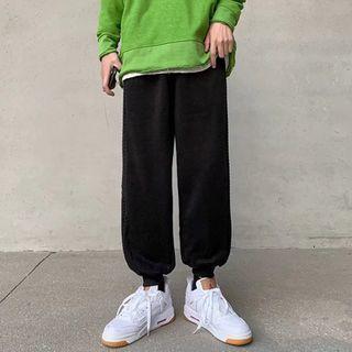 Waffle Panel Sweatpants