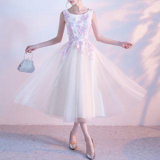 Sleeveless Midi Cocktail Dress