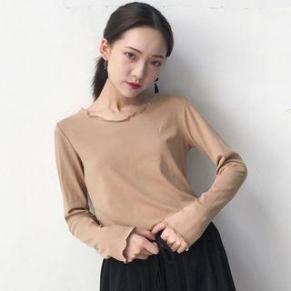 Long-sleeve Lettuce Edge T-shirt