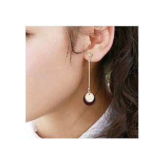 Disc Drop Earring