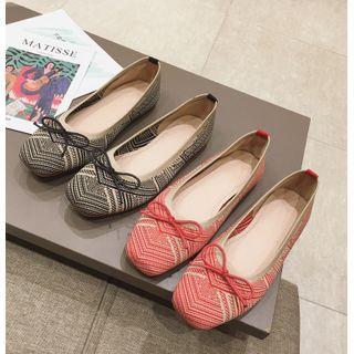 Bow Knitted Flats