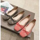 Bow Knitted Flats