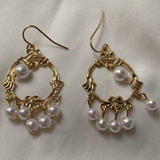 Beaded Dangle Earring K71 - 1 Pair - Earrings - One Size