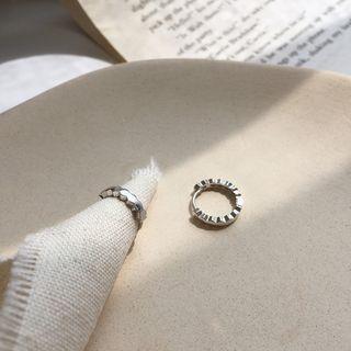 Geometric Hoop Earring 1 Pair - Earring - One Size