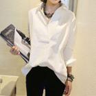 Batwing-sleeve Blouse