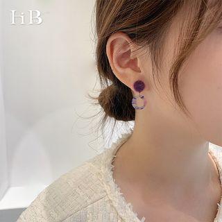 Bobble Hoop Drop Earring