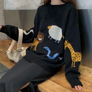 Cartoon Animal Sweater