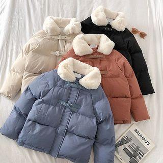 Zip Fleece Long-sleeve Coat
