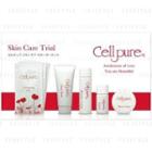 Cell Pure - Skin Care Trial Set: Cleansing Oil 3 Pcs + Clear Wash 20g + Moisture Lotion 20ml + Essence 3ml + White Cream 10g 7 Pcs