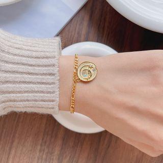 Star Bracelet S124 - 1 Pc - Gold - One Size