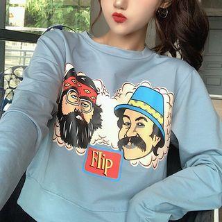 Prate Print Pullover
