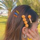 Orange Hair Clip / Hair Tie / Hair Pin