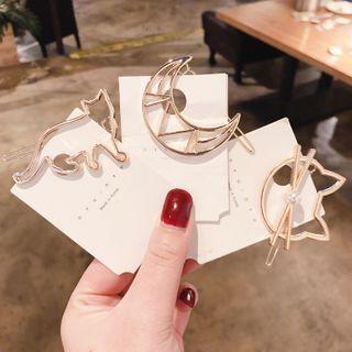 Alloy Moon / Cat Hair Clip