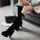 Chunky Heel Platform Knee-high Boots