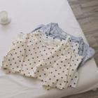 Dotted T-shirt Light Almond - One Size