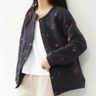 Cherry Embroidered Jacket