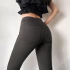 Stretched High-waist Skinny Jeans In 5 Colors
