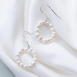 Faux Pearl Earring Silver - One Size