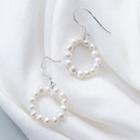 Faux Pearl Earring Silver - One Size