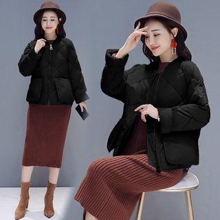 Padded Zip Bomber Jacket