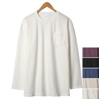 Couple Textured Long-sleeve T-shirt