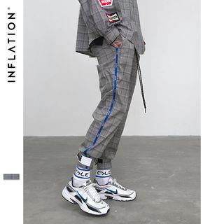 3m Velcro-hem Plaid Jogger Pants