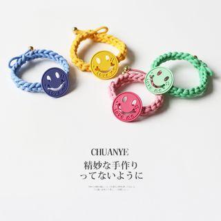 Smiley Face Accent Hair Tie