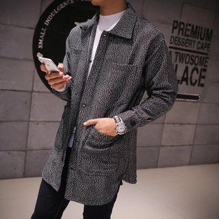 Patterned Button Jacket
