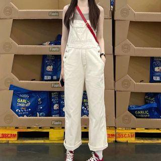 Plain Loose-fit Jumper Jeans