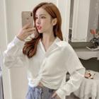 Twisted Crop Shirt