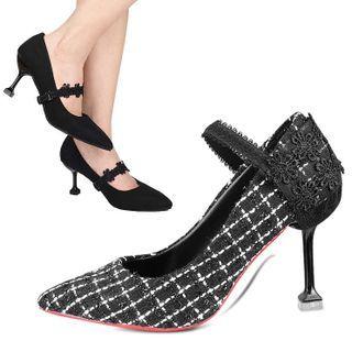 Lace High Heel Shoe Strap