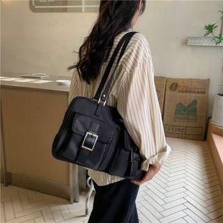 Buckled Nylon Carryall Bag Black - One Size