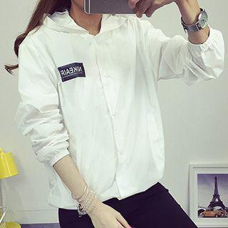 Hooded Long-sleeve Blouse