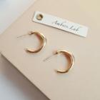 C-shaped Stud Earring 1 Pair - As Shown In Figure - One Size