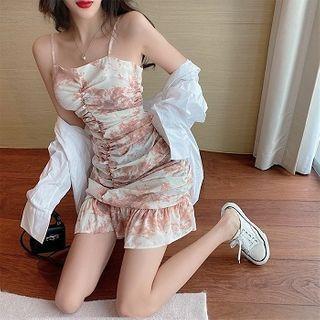 Sleeveless Ruched Slim-fit Dress