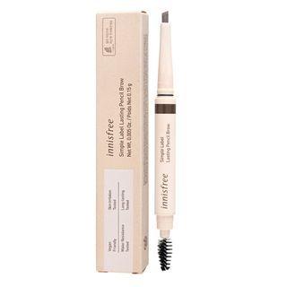 Innisfree - Simple Label Lasting Pencil Brow - 4 Colors #02 Natural Brown