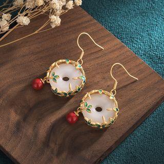 Branches Faux Gemstone Alloy Dangle Earring 1 Pair - Cp341 - White - One Size
