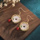 Branches Faux Gemstone Alloy Dangle Earring 1 Pair - Cp341 - White - One Size