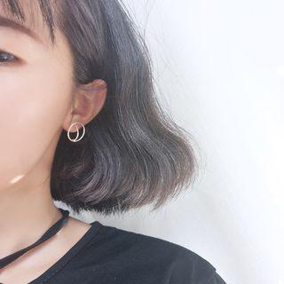 Sterling Silver Cicle Stud