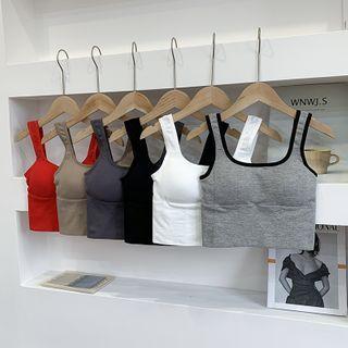 Contrast Trim Sport Tank Top